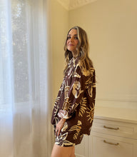 Load image into Gallery viewer, Chocolate Seashell Cotton Shorts Set
