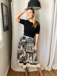 Paris Pleat Skirt
