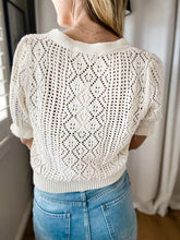 Load image into Gallery viewer, Crochet V-neck
