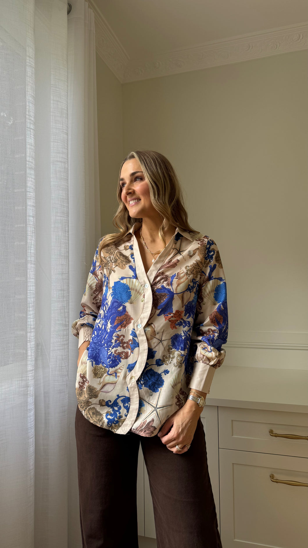 Seaside Chateau Blouse