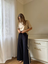 Load image into Gallery viewer, Navy Pinstripe Pant
