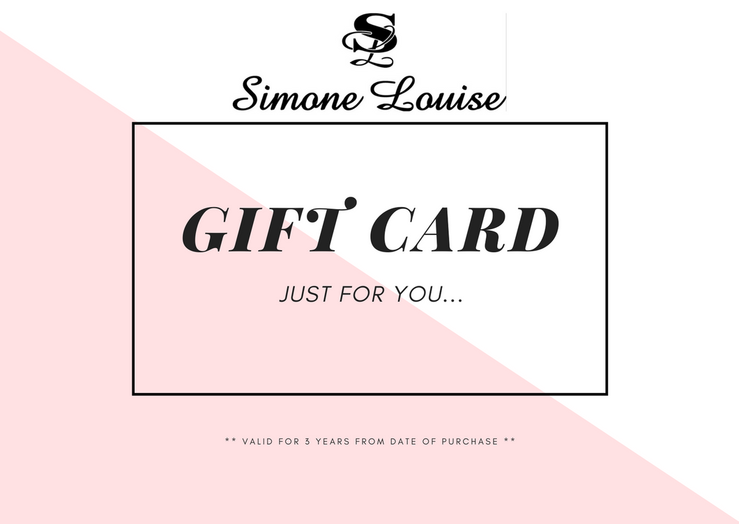 Simone Louise Boutique Gift Card